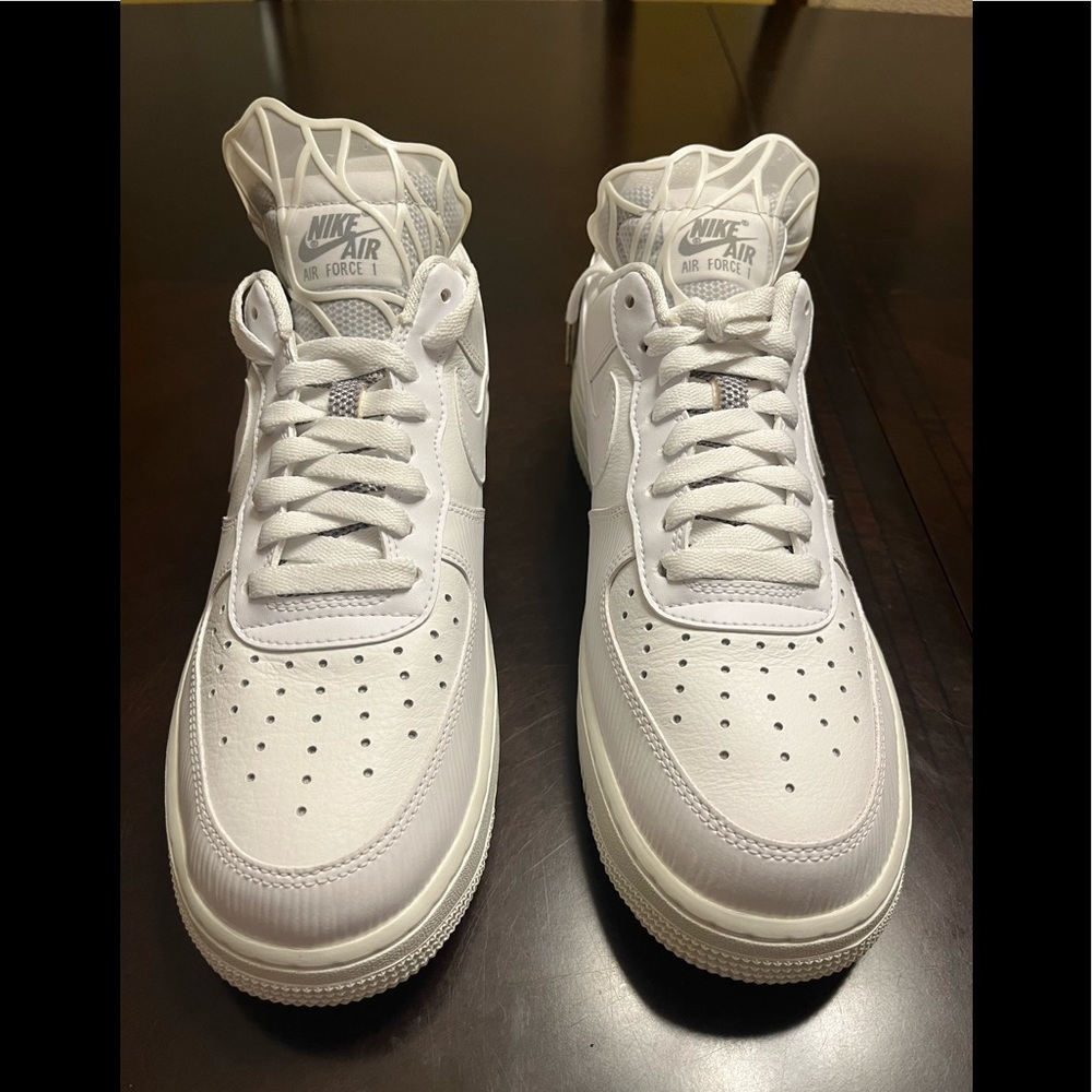 New Nike Air Force 1 White Goddess Sneaker Shoes Size US 10.5 - Picture 4 of 12